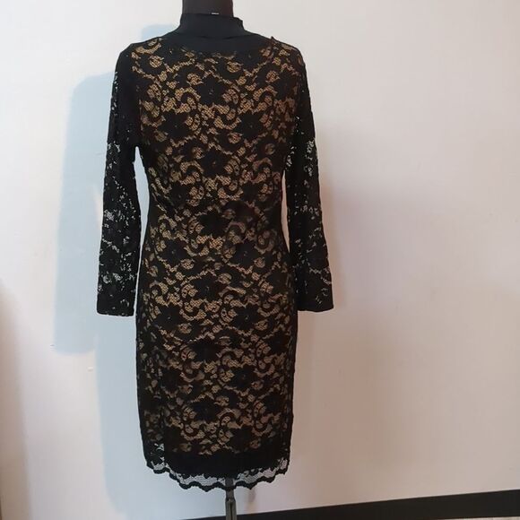 Karen Kane Black Lace Dress, Size XL - Picture 5 of 6